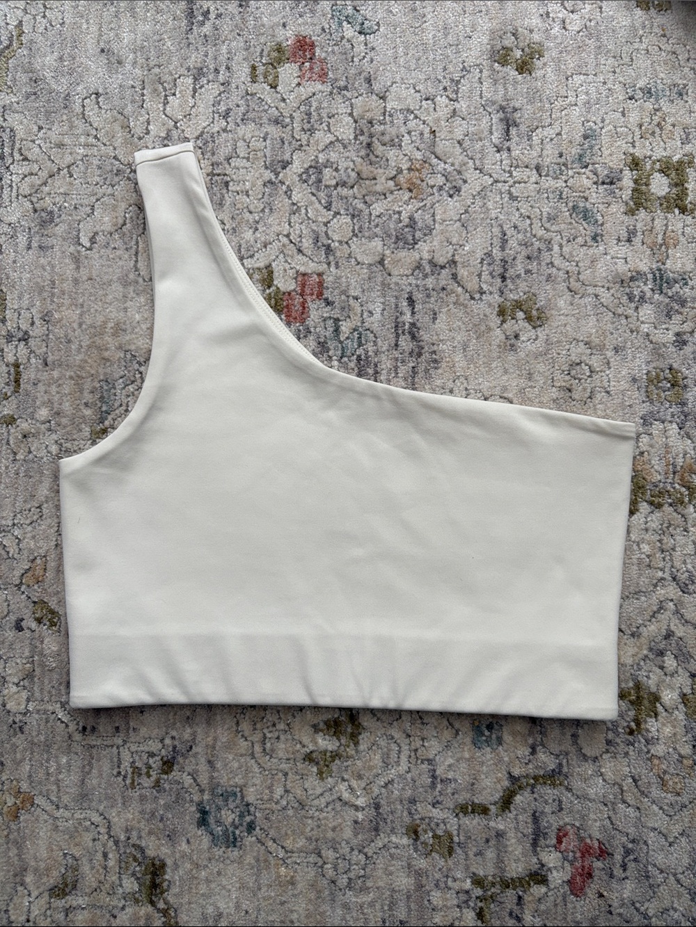 girlfriend collective Bianca One-Shoulder Sports Bra